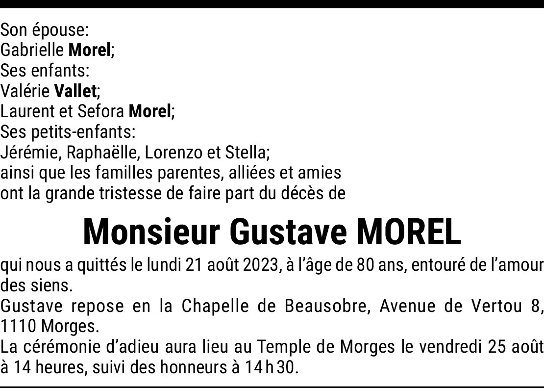 Gustave Morel Hommages